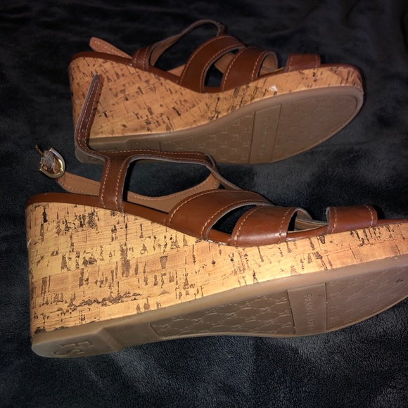 Franco Sarto Brown Wedges - Picture 6 of 6